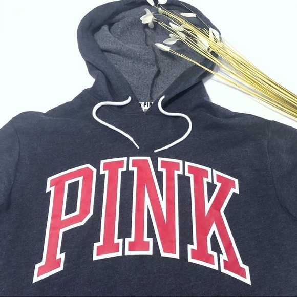 PINK Cropped Hoodie - Picture 3 of 8